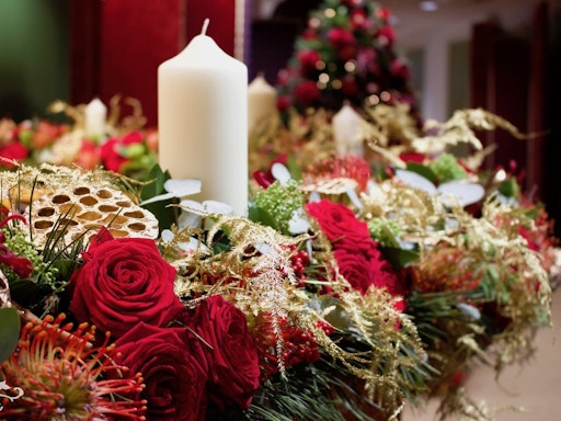 Christmas Floristry Workshop ~ Table Arrangement at Botanic Ridge