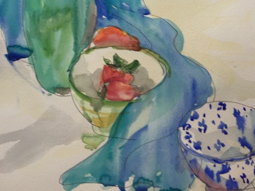 Sketching ink watercolour painting art workshop class drawin