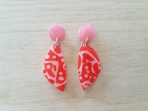 Wine & Design: Polymer Clay Earrings