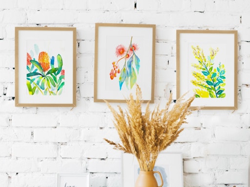Australian Natives in Watercolour