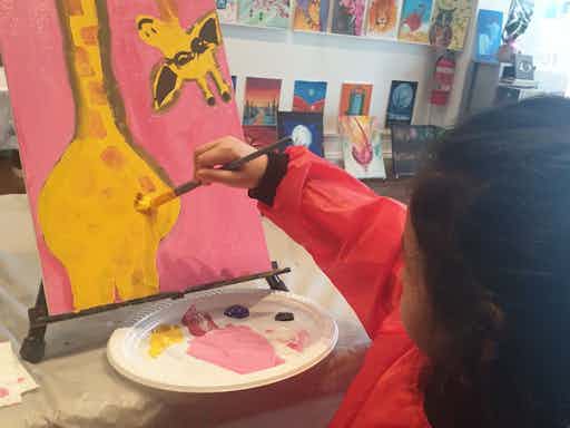 Family Painting Class - Pugs and Kisses