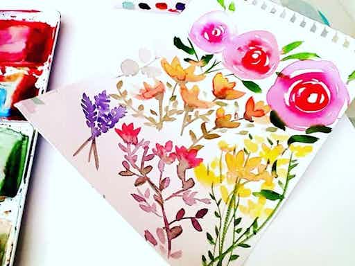 Visit the Blue Mountains and learn to paint florals