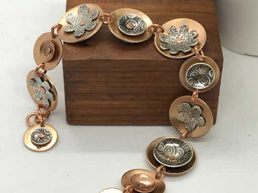 Riveted Disc Bracelet
