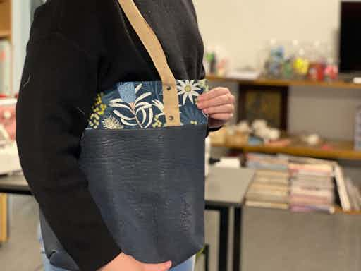 Leather and Canvas Tote Bag Workshop ✄