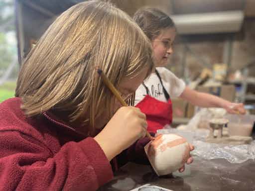 Kids School Holiday Pottery at Clay Talk
