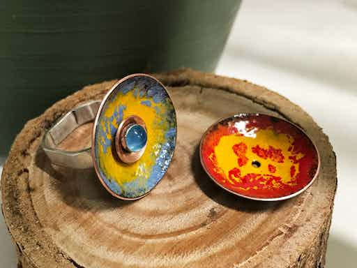 From Enamels to Rings