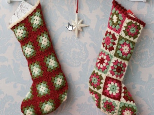 Make your Granny Square Christmas Stocking