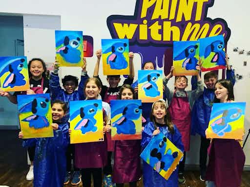 Saturday painting class for kids - Northcote
