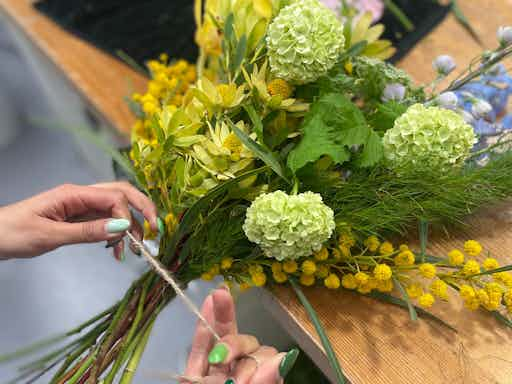 Hand tied Bouquet Course