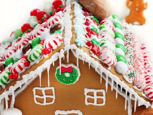 Boozy Gingerbread House Decorating