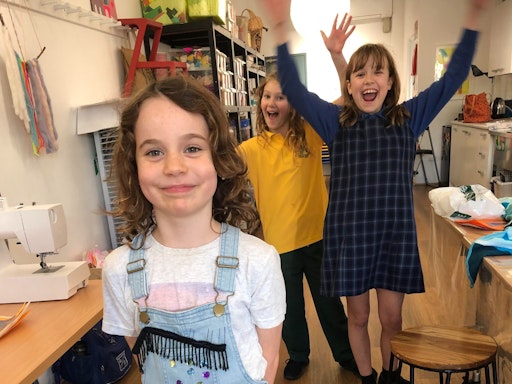 Introduction to machine sewing and simple crafts for ages 8+