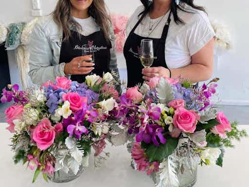 hens party, courses, workshops, bubbles, high tea, flowers