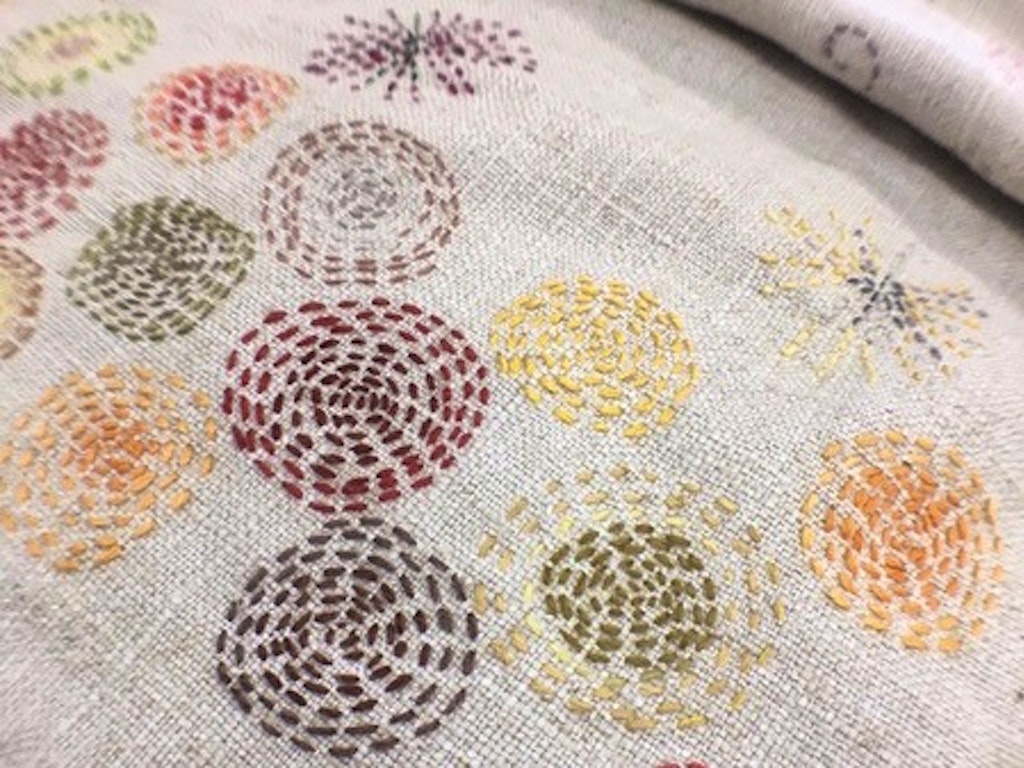 Slow stitch photo.