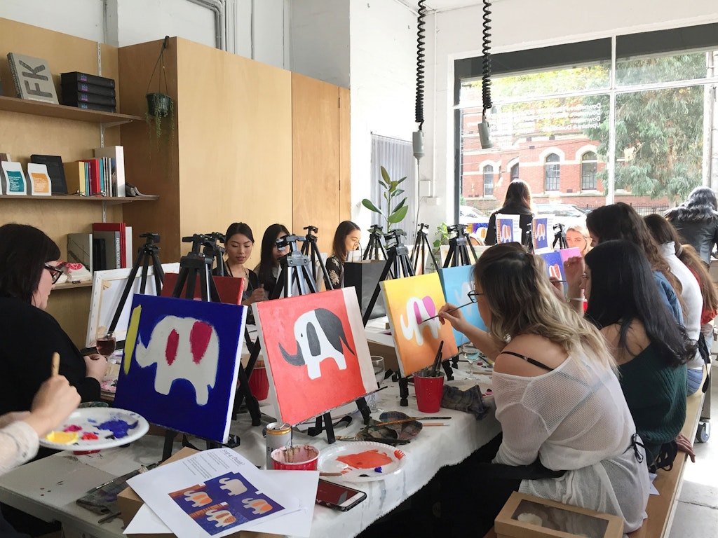 Paint & Sip for Teams or Parties!
