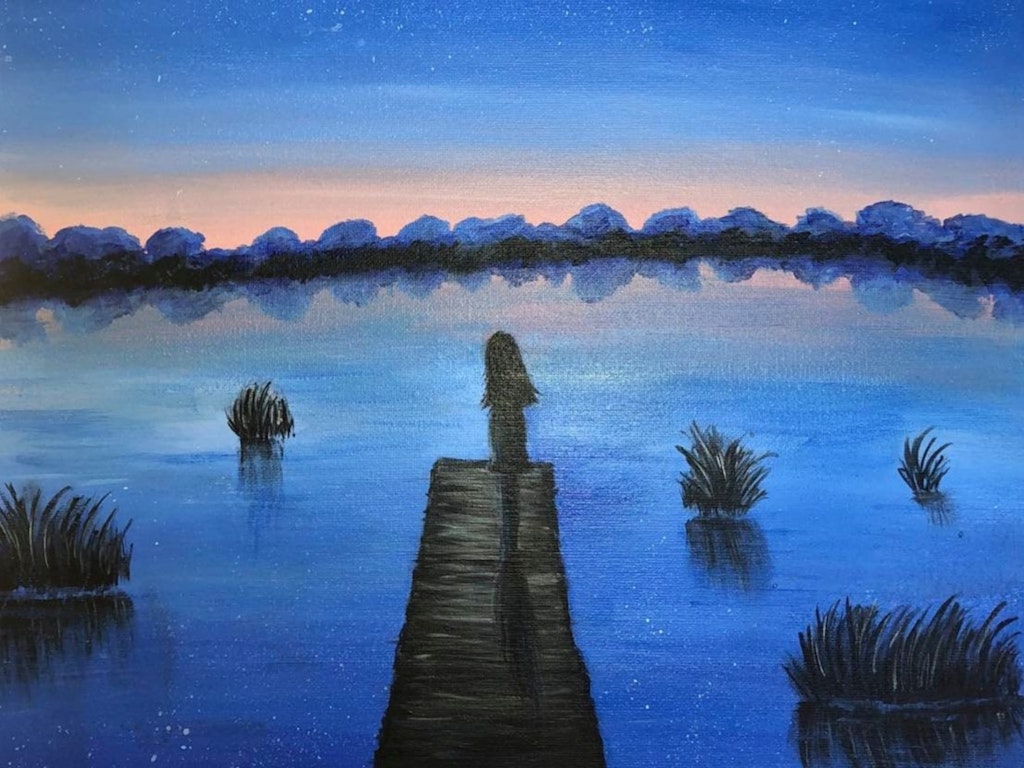 Midnight Stars Canvas | Tennyson Studio