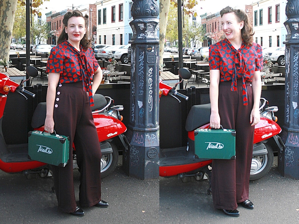 1940s High Waist Pants Sewing Course ✄