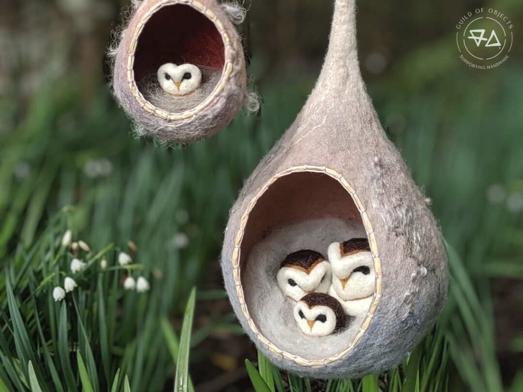 FELTING | WET FELTING - OWL PODS