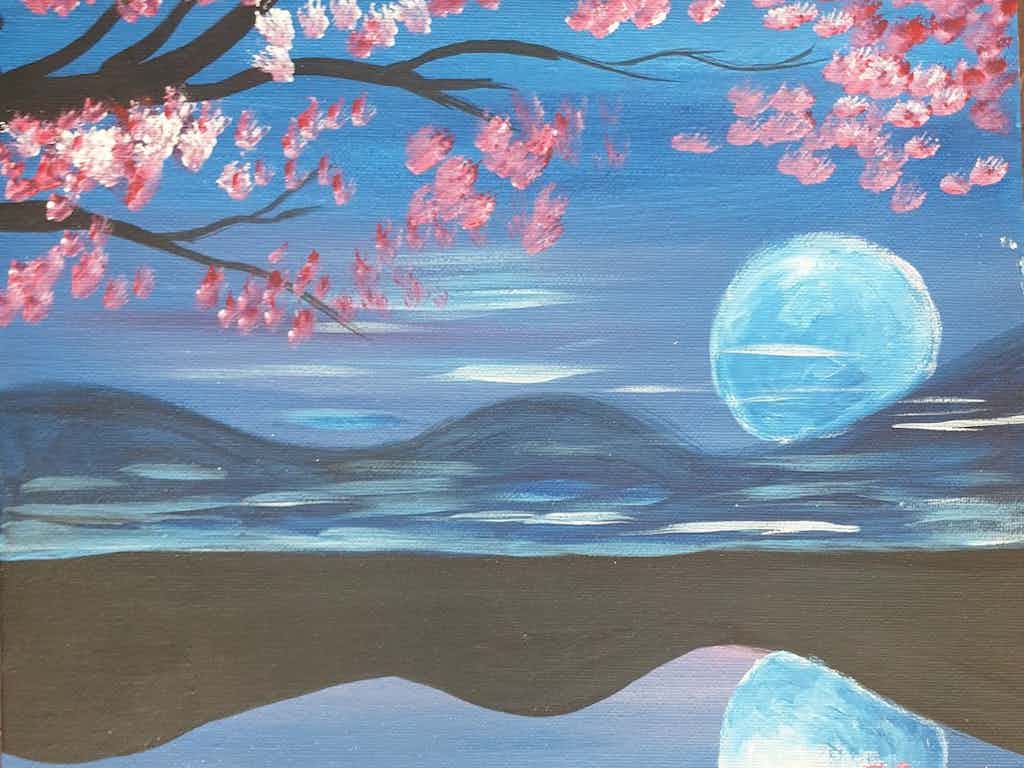 Family Paint Day Northcote - Cherry Blossom