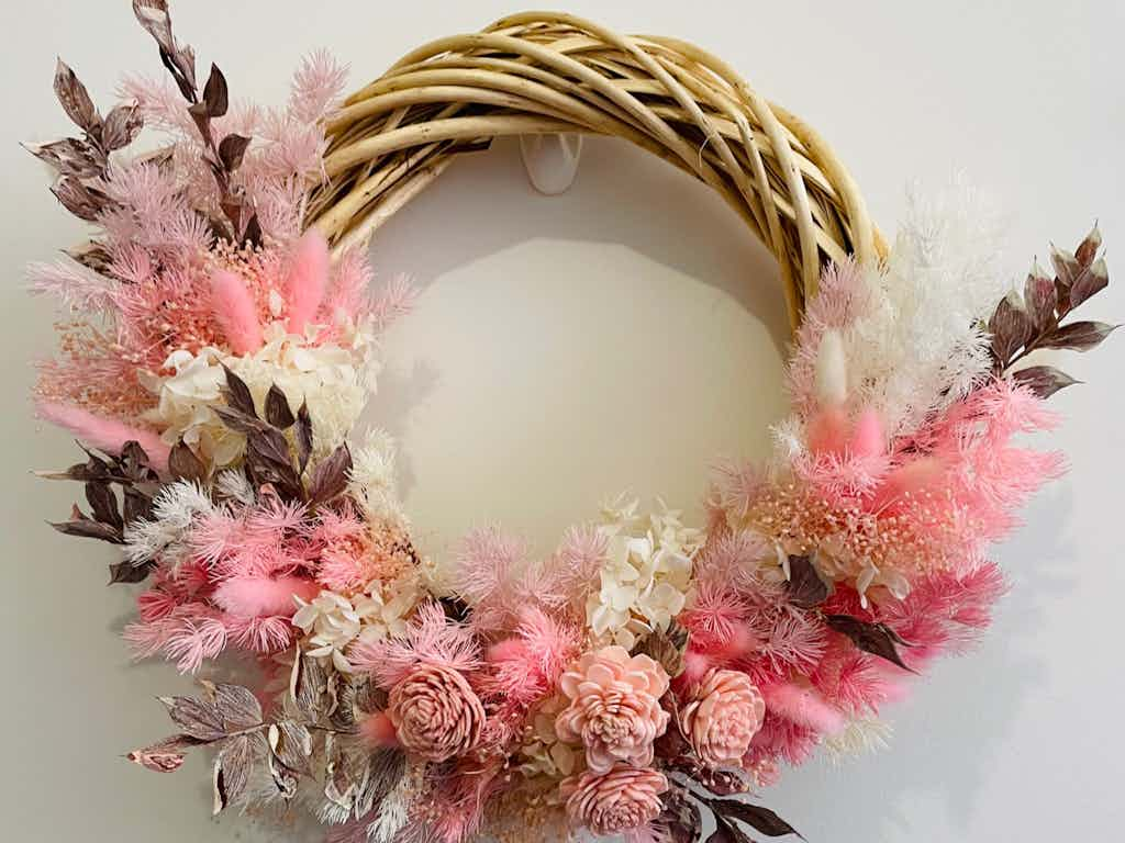 Floristry Workshop Preserved Flower Wreath  