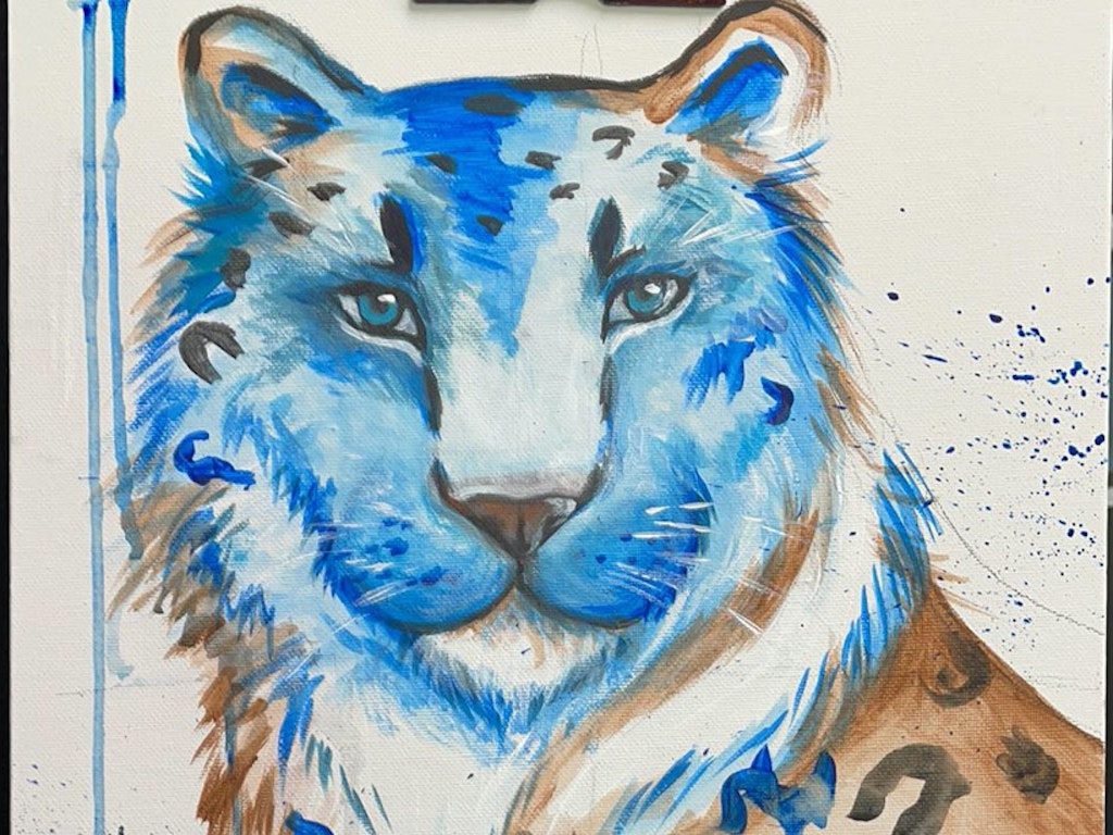 School Holiday's painting classes - Tiger