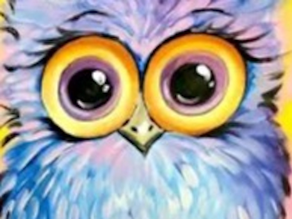 School Holidays Painting Class - Owl