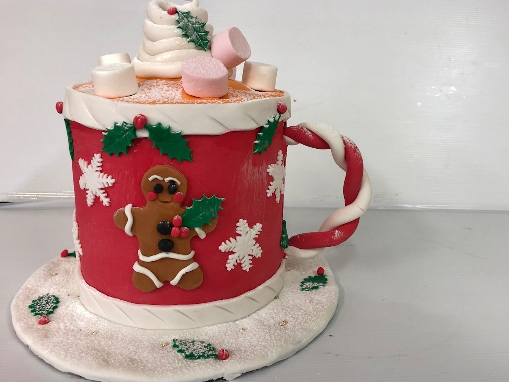 Christmas cake red velvet