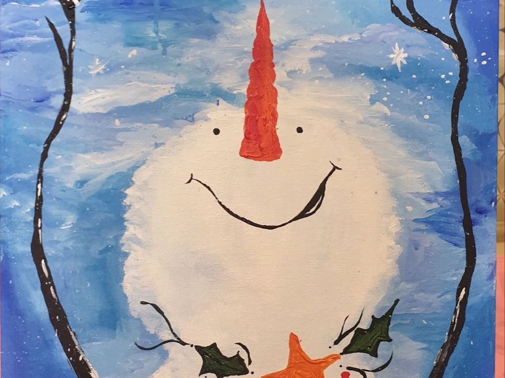 Family Paint Day @ Northcote - Snowman