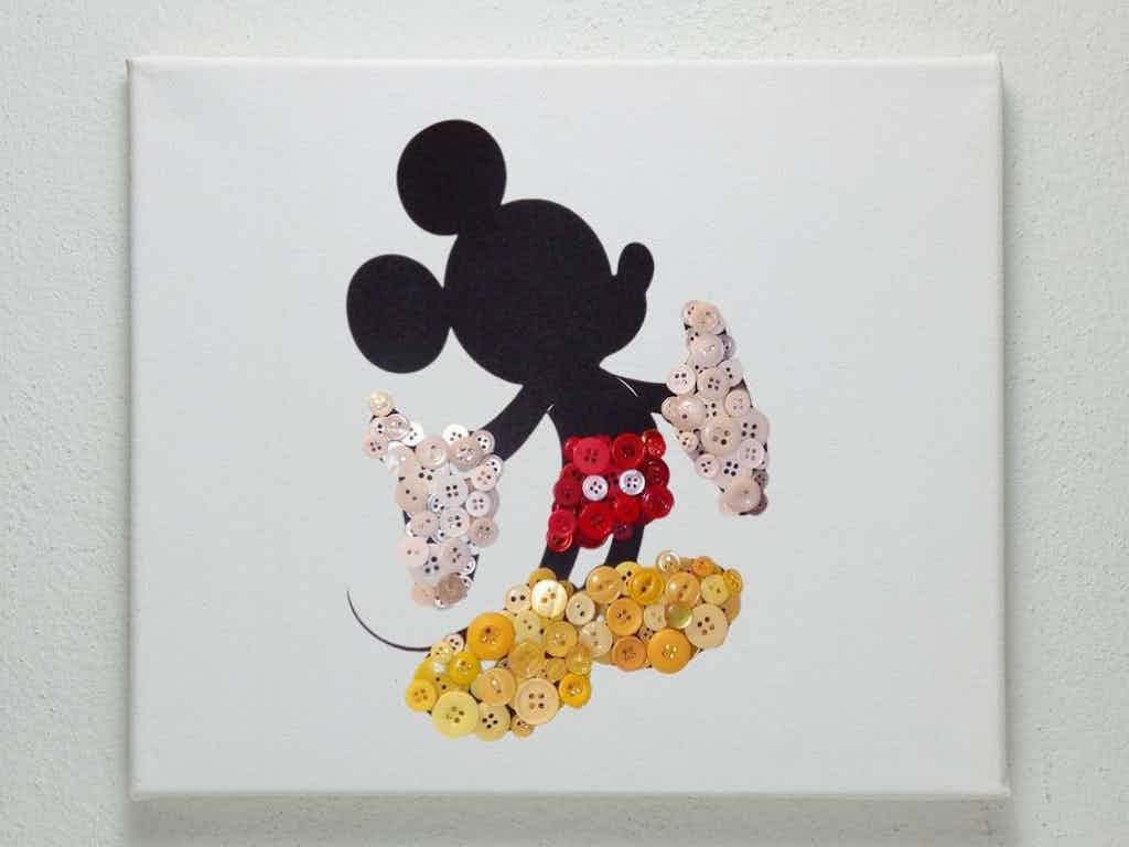 Make Disney Button Art