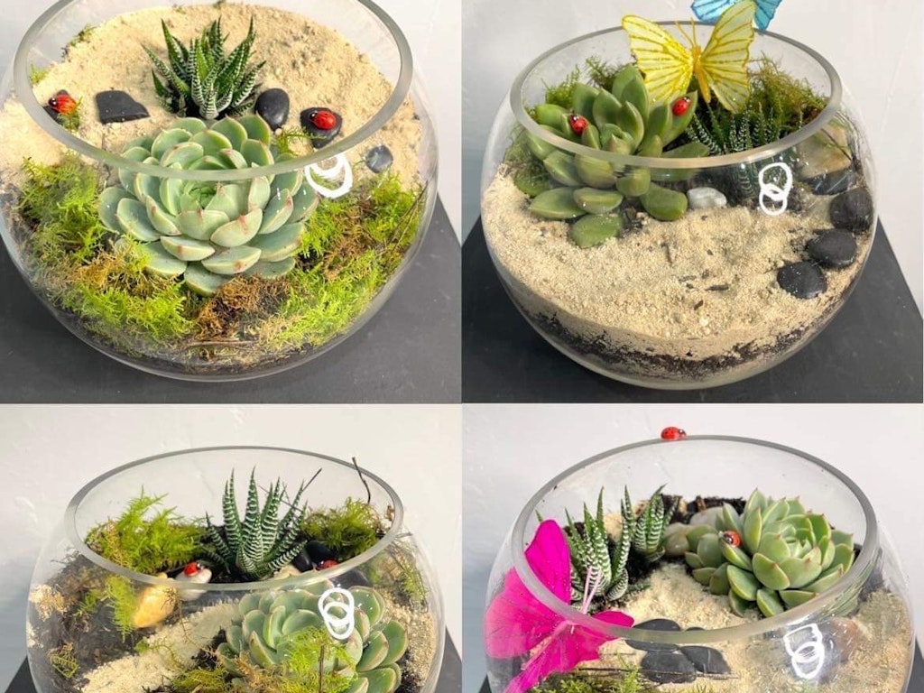 Hen's Party Terrarium Floristry Workshop
