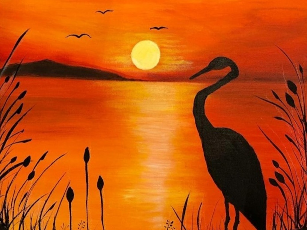 STUNNING SILHOUETTES....Paint and Sip.. BYO....