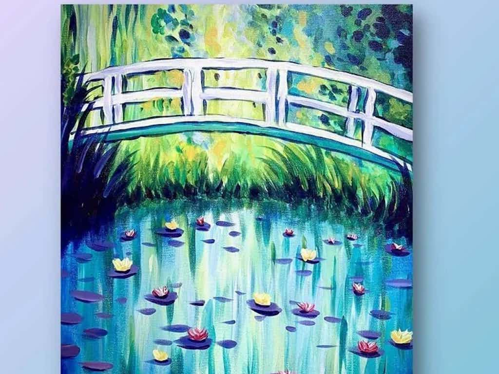 Paint & Sip Ascot Vale - Monet's lilies *SPECIAL*