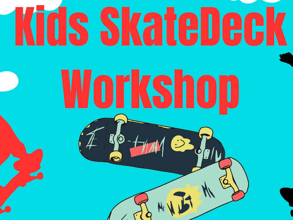 Kids Skate deck Workshop Cairns