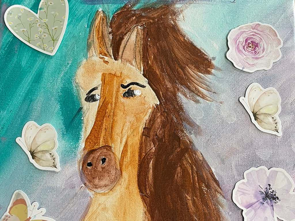 Spirit Horse Painting  - (School Holiday)