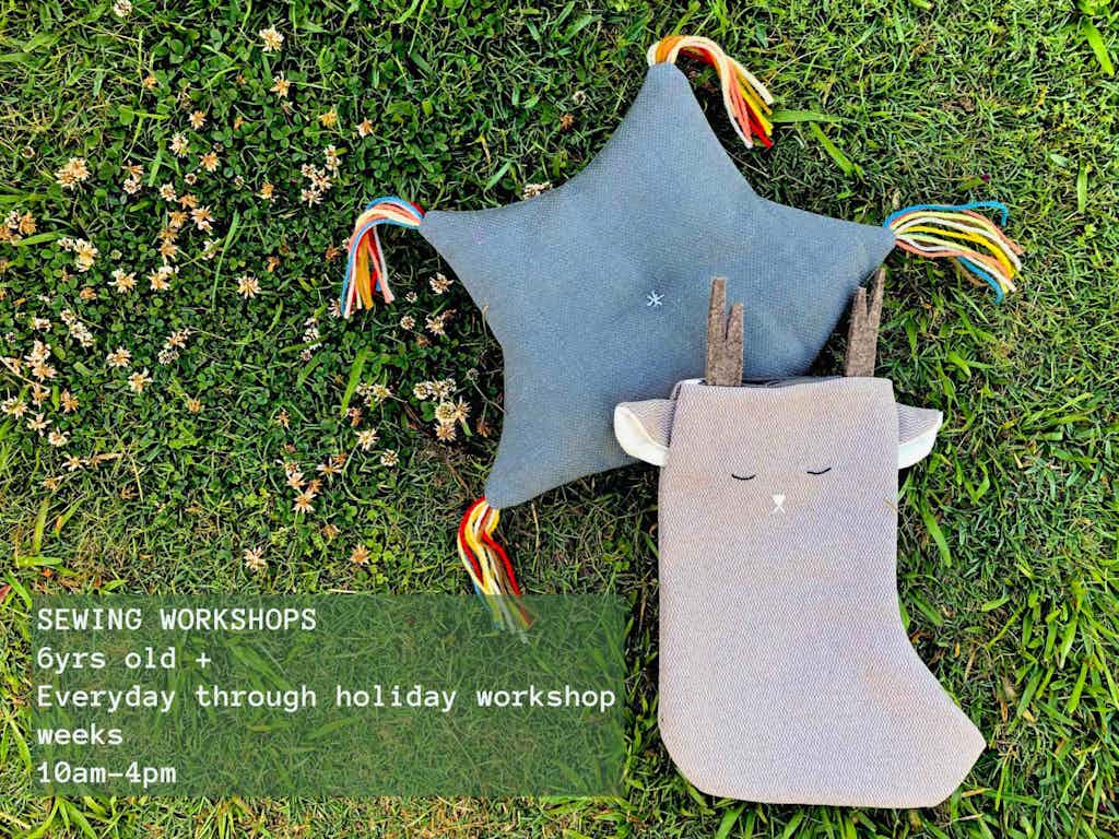 Sewing workshops for 6 years old and above