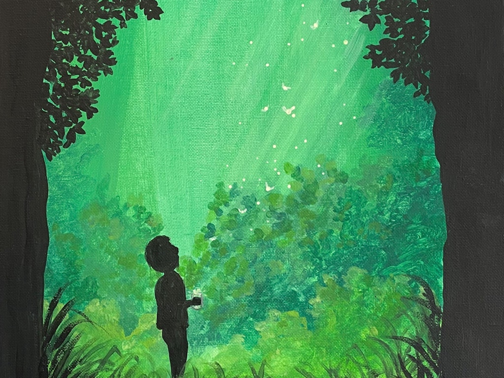 Family Painting Class - Glittering Dreams