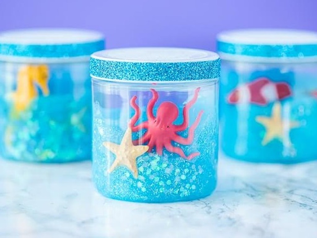 Ocean Slime in a Jar (Holiday Program)