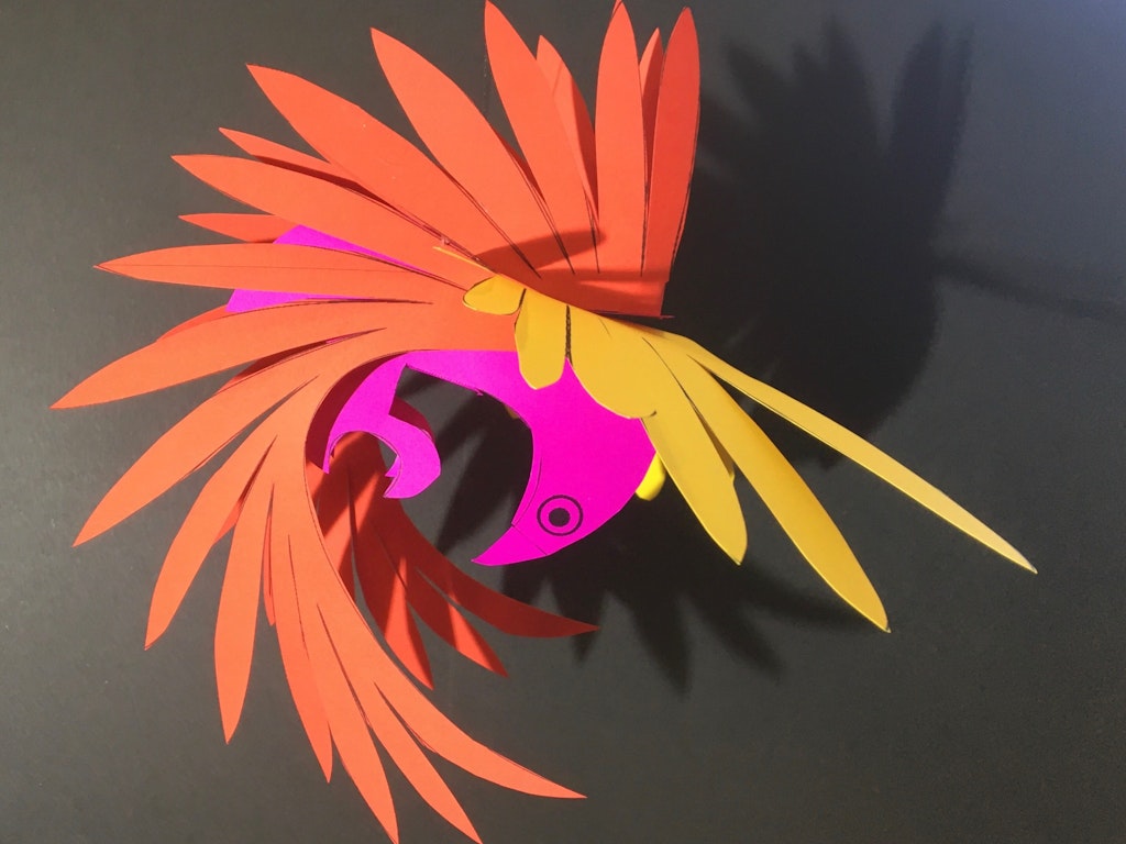 paper sculpture for kids at YAVA Arts Hub