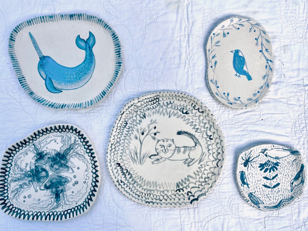 BLUE PLATES - Ceramic Workshop