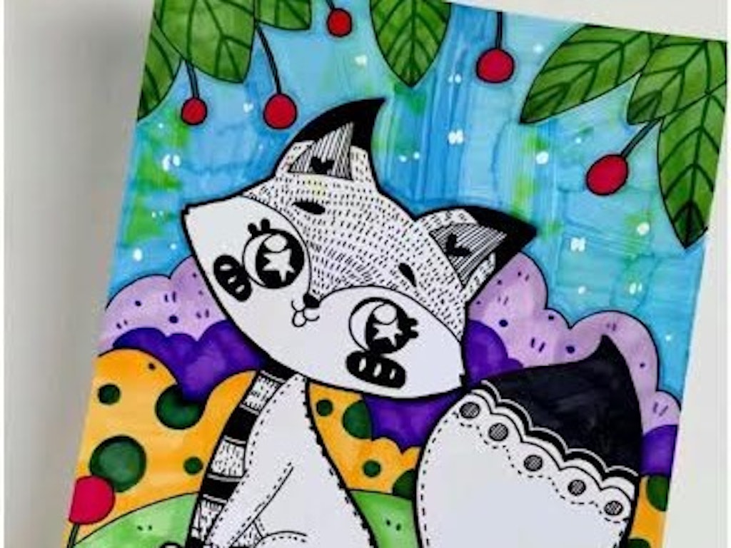 Mixed Media Fox