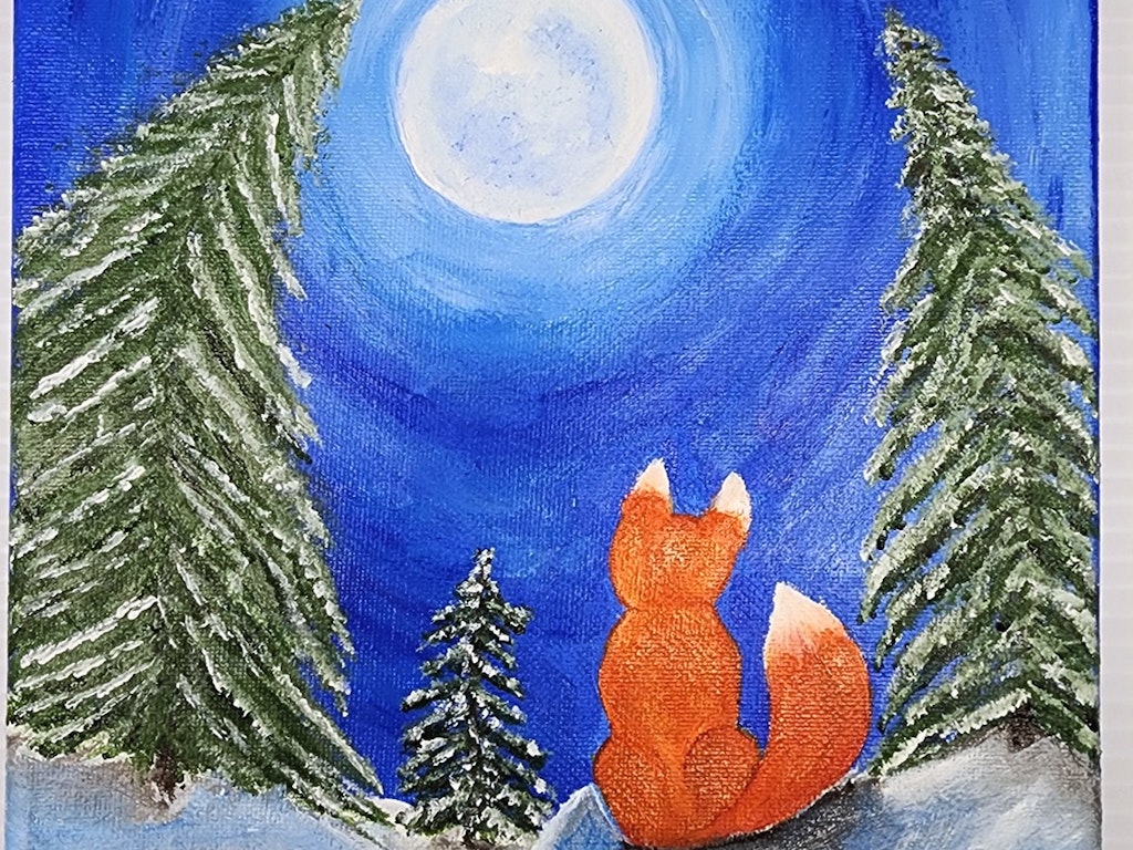 Winter Acrylic Painting (School Holidays)