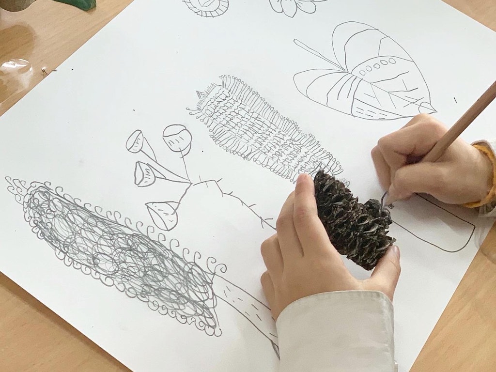 Kids drawing classes at Claremont College