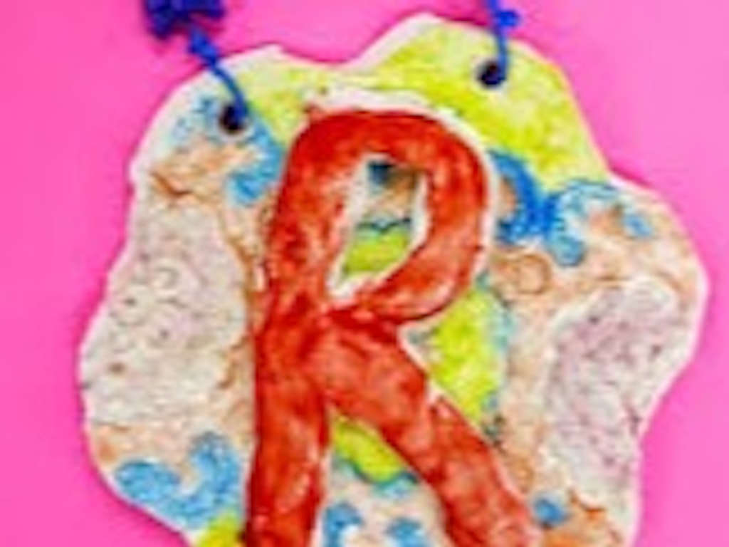 Clay Initials hanging art (Holiday Program)