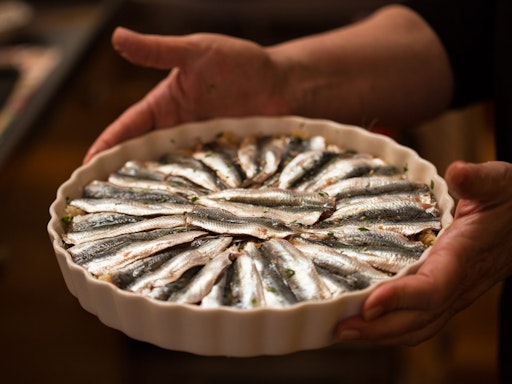 Sandra serves a popular Sicilian dish