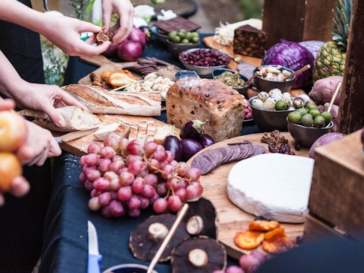 "I love when we inspire people to create less waste in their life when they see that we can put on a beautiful feast, a grazing table of cheese and beautiful organic fruit."