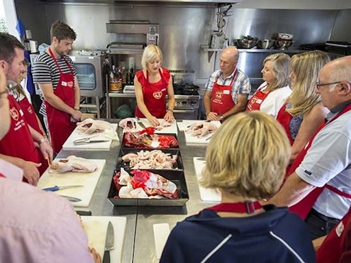 All classes are presented by trained demonstrators and chefs in a relaxed, fun environment