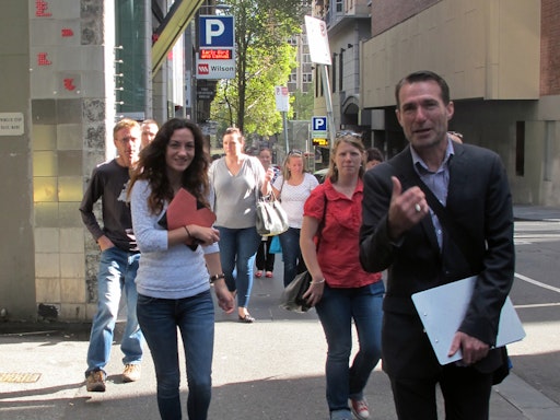 Allan Campion guides us through the city's secret laneways.